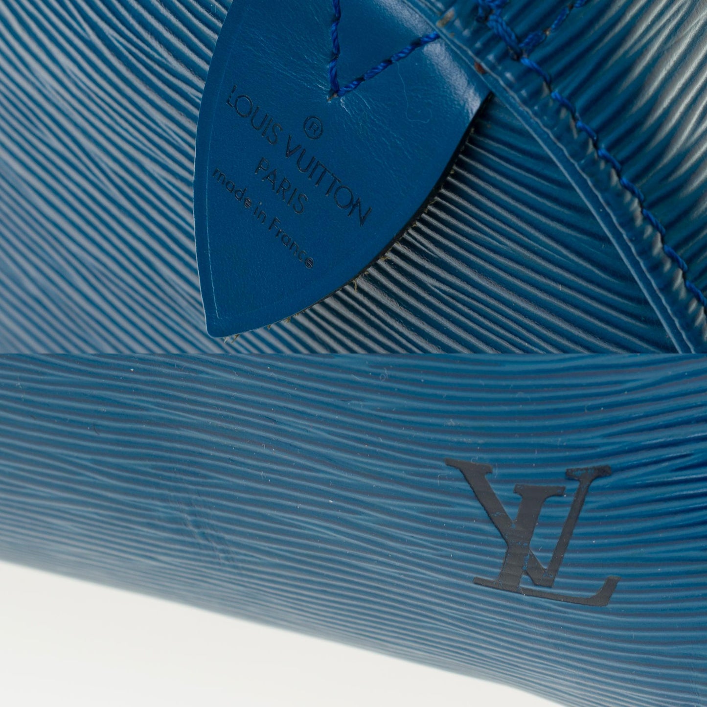 LOUIS VUITTON Keepall 45 Travel bag in blue epi leather