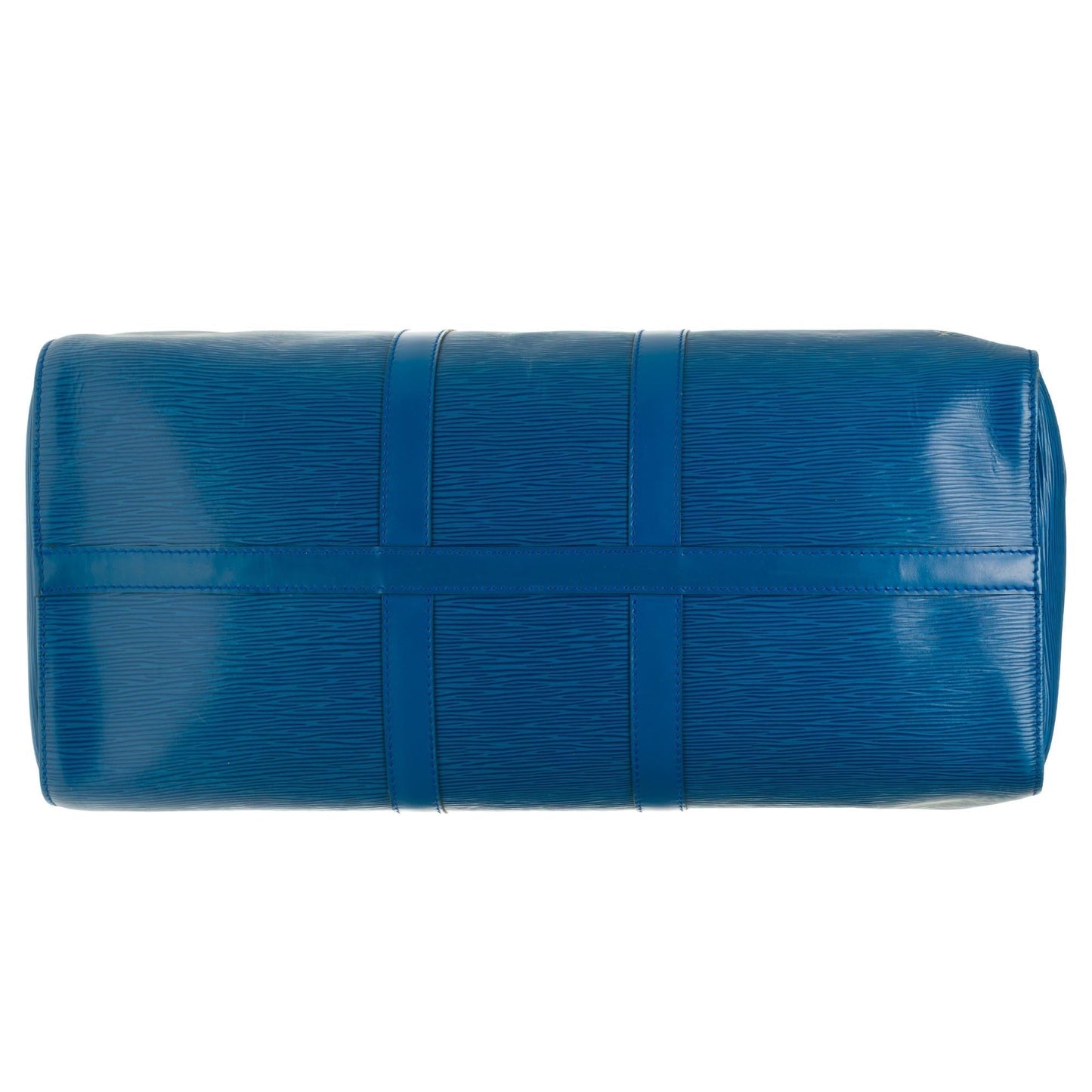 LOUIS VUITTON Keepall 45 Travel bag in blue epi leather