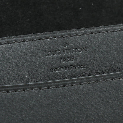 Louis Vuitton Black Louise Matte Chain Clutch