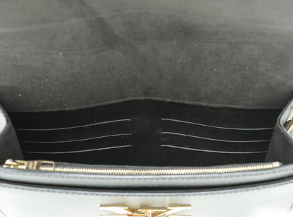 Louis Vuitton Black Louise Matte Chain Clutch