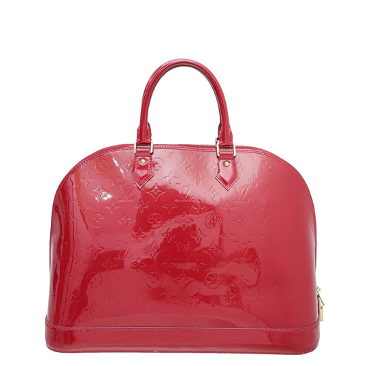 Louis Vuitton Pomme D'Amour Monogram Vernis Alma GM Bag