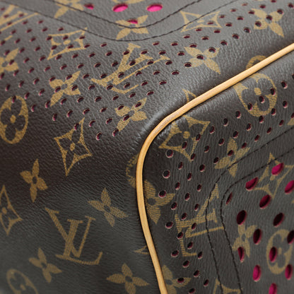 Louis Vuitton Monogram Fuchsia Perforated Speedy 30 Bag