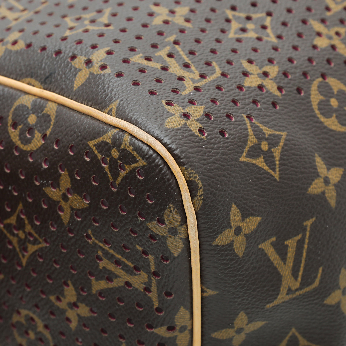 Louis Vuitton Monogram Fuchsia Perforated Speedy 30 Bag