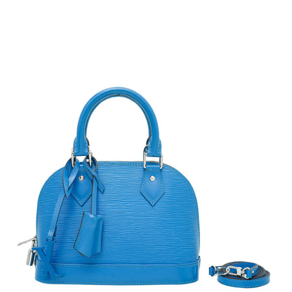Louis Vuitton Lazuli Alma BB Bag W/CAI Initials