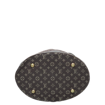 Louis Vuitton Brown Monogram Mini Lin Petit Bucket Bag