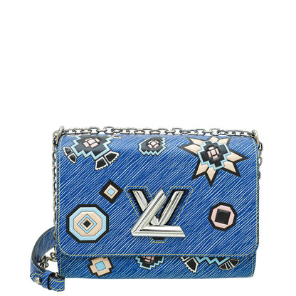 Louis Vuitton Blue Multicolor Azteque Twist MM Bag