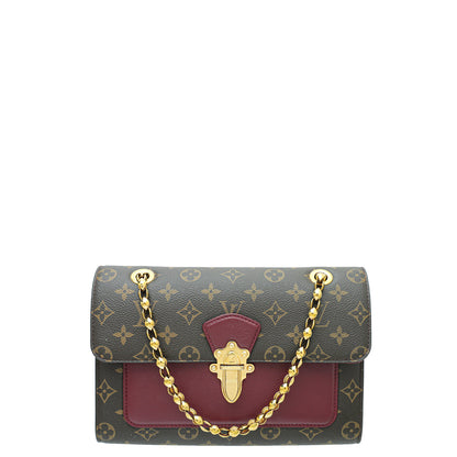 Louis Vuitton Monogram Rasin Victoire Flap Bag