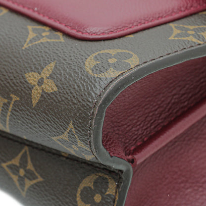 Louis Vuitton Monogram Rasin Victoire Flap Bag