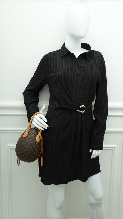 Louis Vuitton Bicolor Monogram & Calf Egg Bag