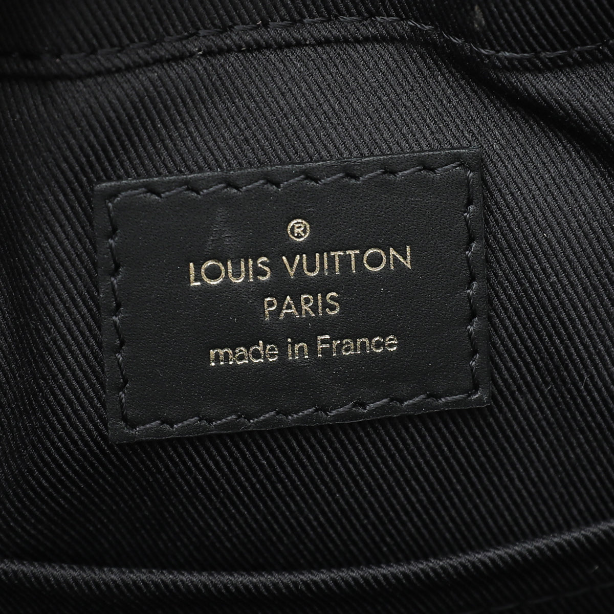Louis Vuitton Monogram Black Saintonge Bag