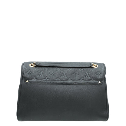 Louis Vuitton Black Monogram Empreinte Saint Germain MM Bag