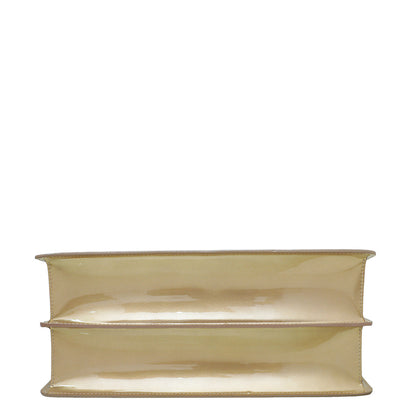 Louis Vuitton Beige Poudre Monogram Vernis Deesse GM Bag