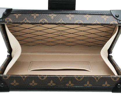 Louis Vuitton Monogram Black Petite Malle Bag