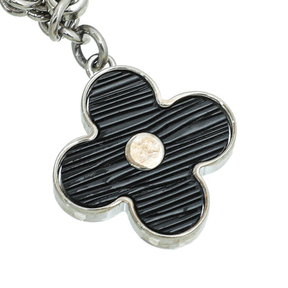 Louis Vuitton Black Fleur D'Epi Key Holder Bag Charm