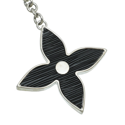 Louis Vuitton Black Fleur D'Epi Key Holder Bag Charm