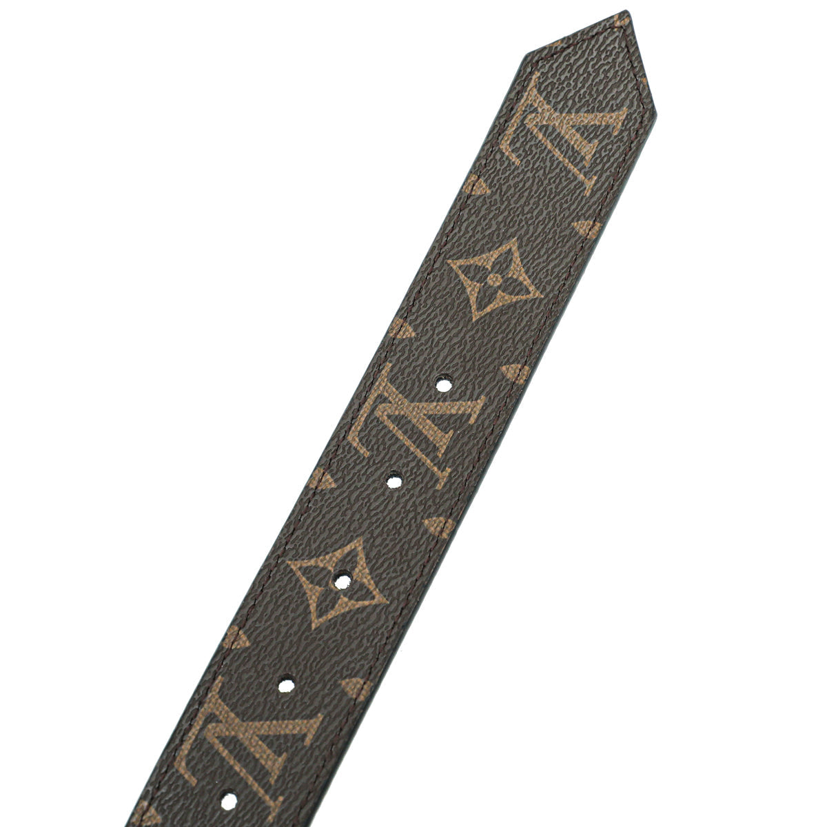 Louis Vuitton Monogram Black LV Circle Reversible Belt
