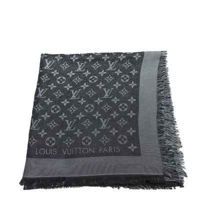 Louis Vuitton Black Monogram Shine Shawl