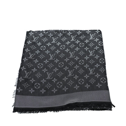 Louis Vuitton Black Monogram Shine Shawl