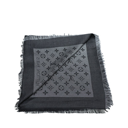 Louis Vuitton Black Monogram Shine Shawl