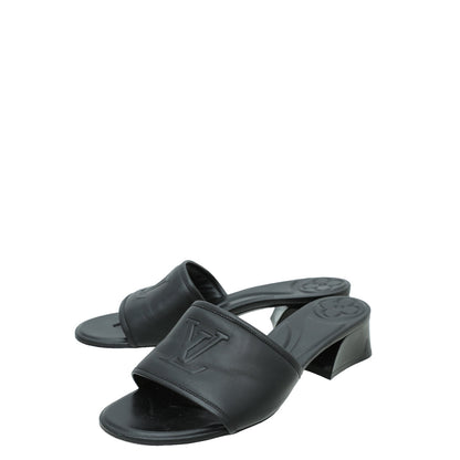 Louis Vuitton Black Magnetic Mules 40