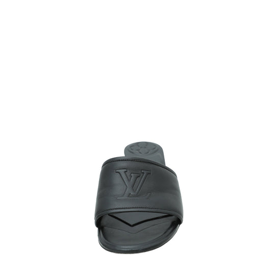 Louis Vuitton Black Magnetic Mules 40
