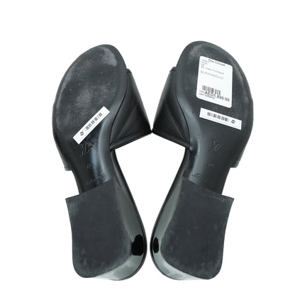 Louis Vuitton Black Magnetic Mules 40
