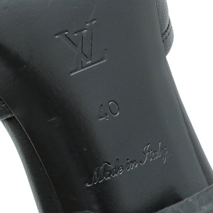 Louis Vuitton Black Magnetic Mules 40