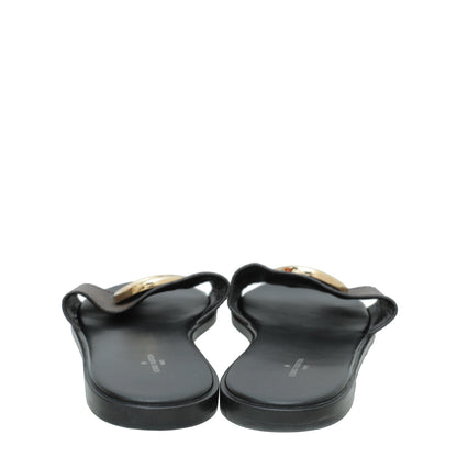 Louis Vuitton Monogram Lock It Flat Mules 41