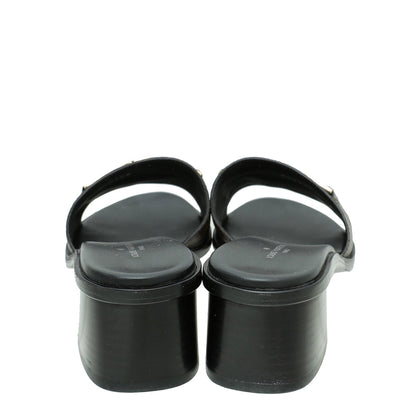 Louis Vuitton Monogram Lock It Mules 37.5