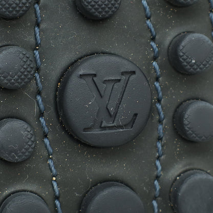 Louis Vuitton Navy Blue Vernis Oxford Loafer 37.5