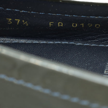 Louis Vuitton Navy Blue Vernis Oxford Loafer 37.5