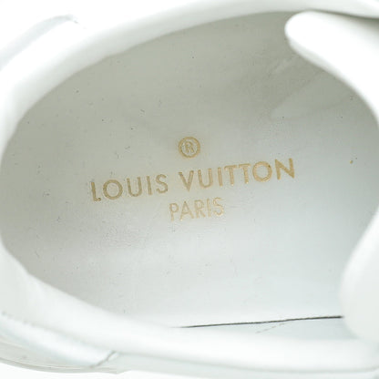 Louis Vuitton Bicolor Monogram Embossed Time Out Sneaker 37