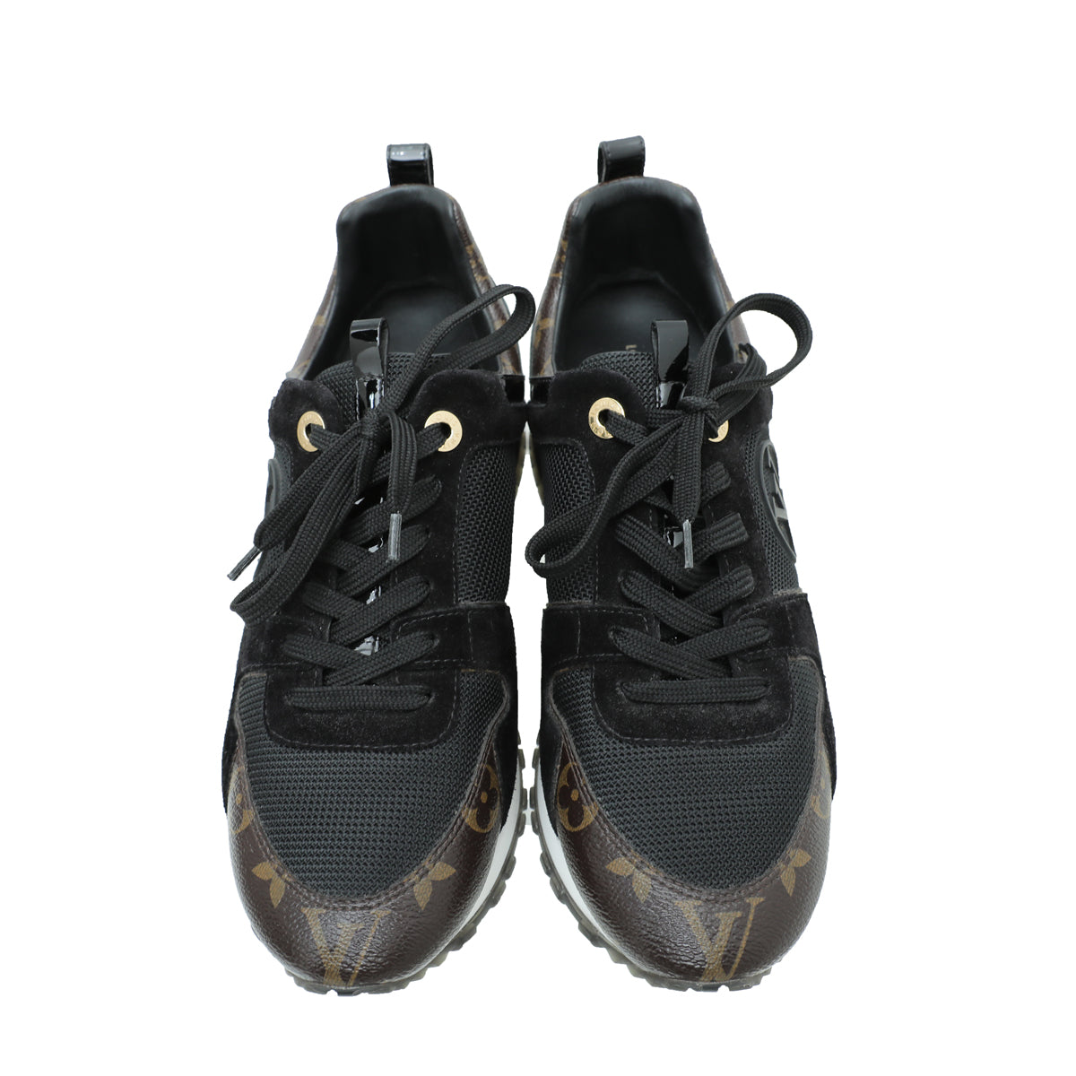 Louis Vuitton Monogram Black Run Away Sneaker
