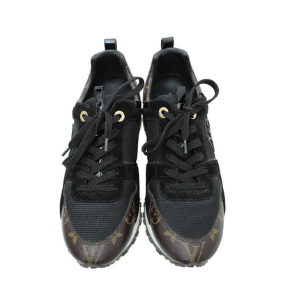 Louis Vuitton Monogram Black Run Away Sneaker