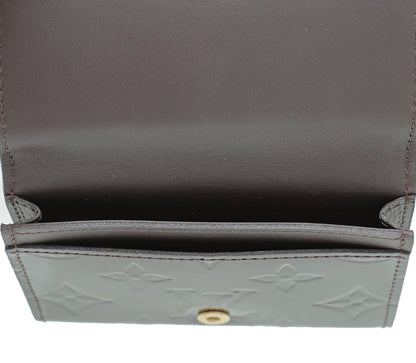 Louis Vuitton Amarante Monogram Vernis Business Card Holder