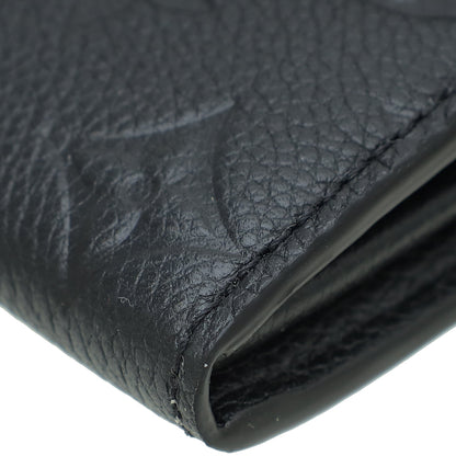 Louis Vuitton Black Monogram Empreinte Sarah Wallet