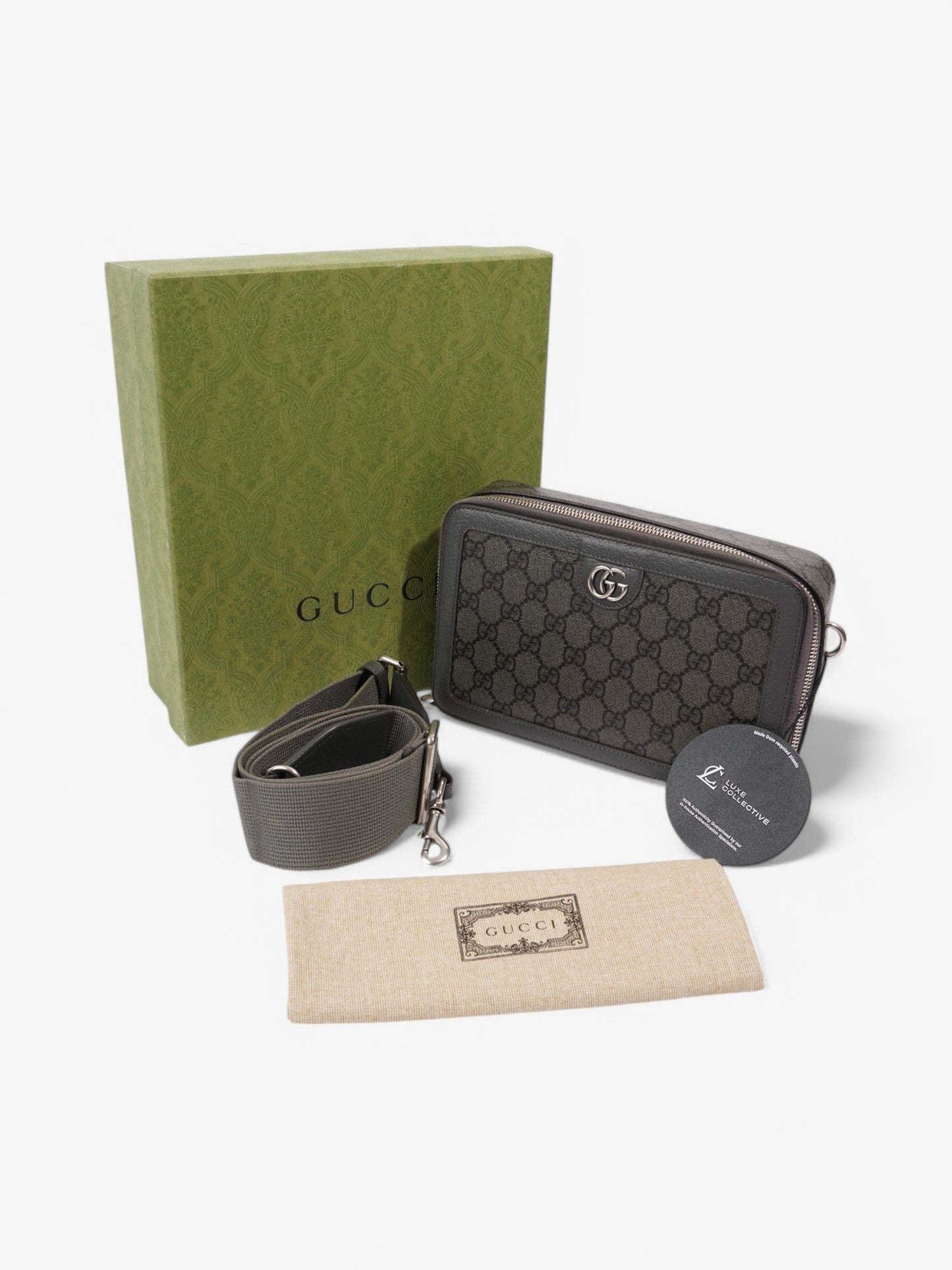 Gucci Ophidia GG GG Supreme / Grey Coated Canvas
