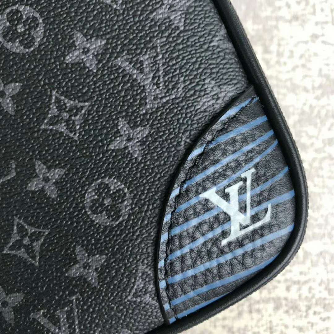 Louis Vuitton LV Men Amazone Sling Bag Monogram Eclipse Canvas
