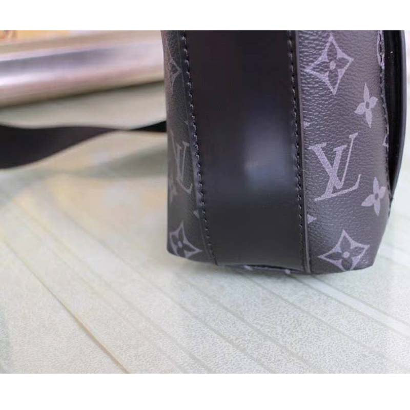 Louis Vuitton LV Men Odyssey Messenger PM Monogram Eclipse Coated Canvas