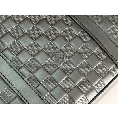 Louis Vuitton LV Uniisex Porte-Documents Voyage PM Black Damier Infini Cowhide Leather