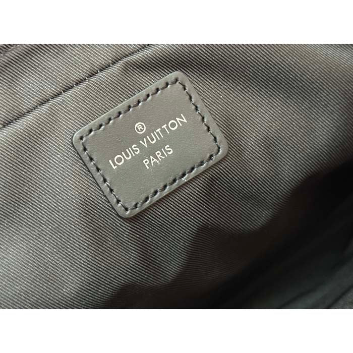 Louis Vuitton LV Uniisex Porte-Documents Voyage PM Black Damier Infini Cowhide Leather