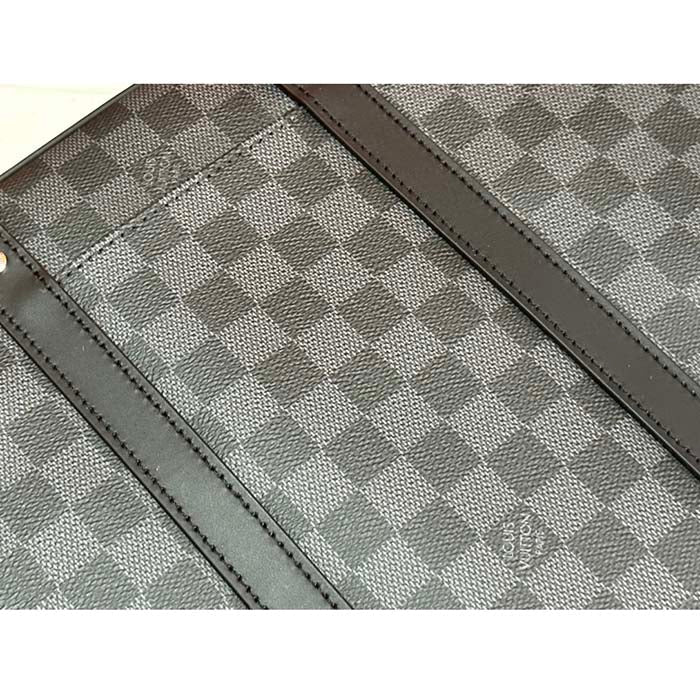 Louis Vuitton LV Uniisex Porte-Documents Voyage PM Damier Graphite Coated Canvas