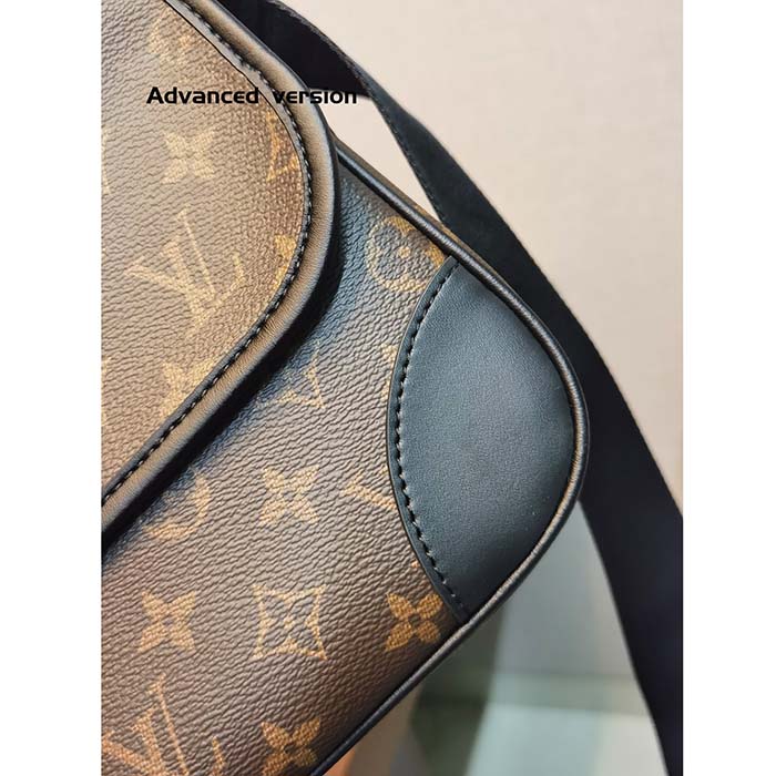 Louis Vuitton LV Unisex Archy Messenger GM Bag Monogram Macassar Coated Canvas