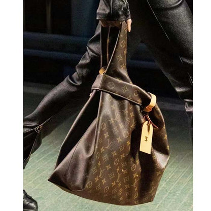 Louis Vuitton LV Unisex Atlantis GM Monogram Reverse Coated Canvas Cowhide Leather