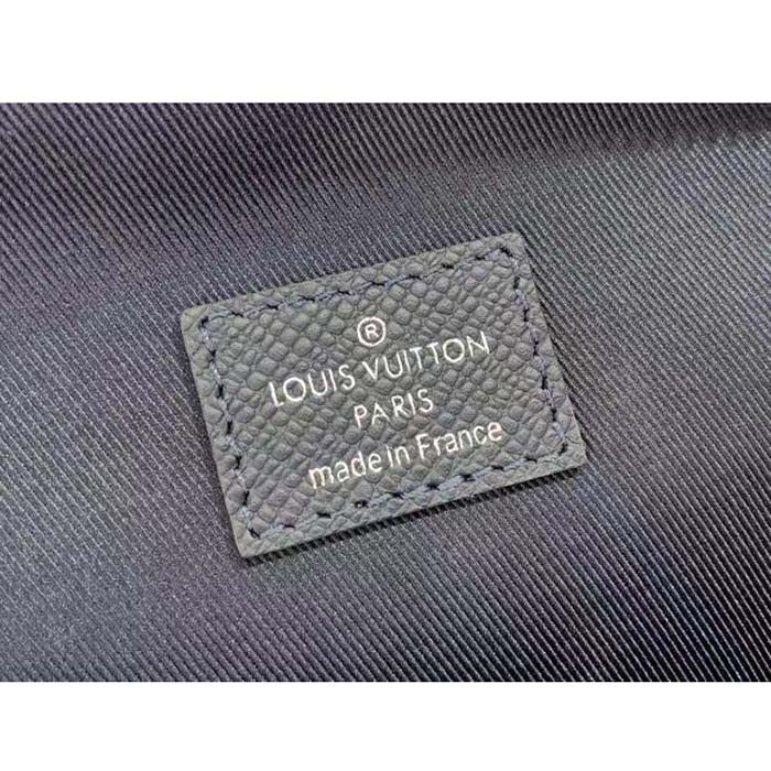 Louis Vuitton LV Unisex Avenue Slingbag NM Midnight Blue Taiga Cowhide Leather