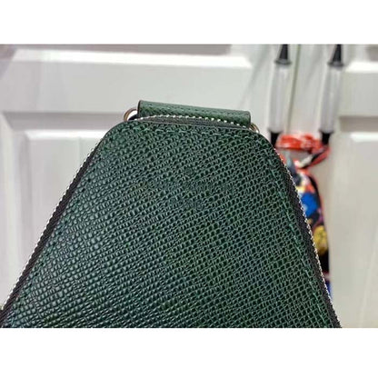 Louis Vuitton LV Unisex Avenue Slingbag NM Vert Laurier Green Taiga Cowhide Leather