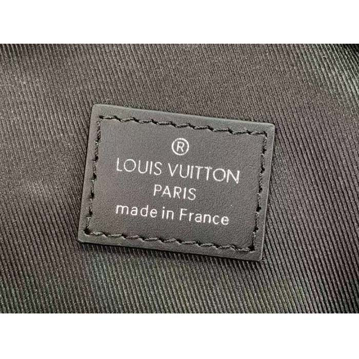 Louis Vuitton LV Unisex Avenue Slingbag NM Damier Graphite Coated Canvas Cowhide Leather