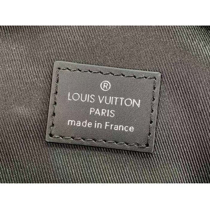 Louis Vuitton LV Unisex Avenue Slingbag NM Damier Graphite Coated Canvas Cowhide Leather