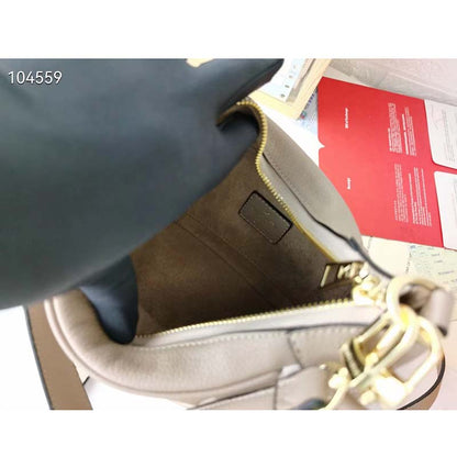 Louis Vuitton LV Women Bagatelle Mini Hobo Handbag Monogram Empreinte Embossed Grained Cowhide