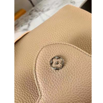 Louis Vuitton LV Women Capucines MM Handbag Grey Taurillon Cowhide